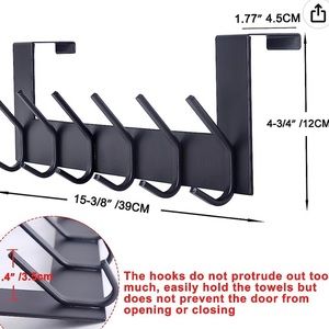 Black door hanger